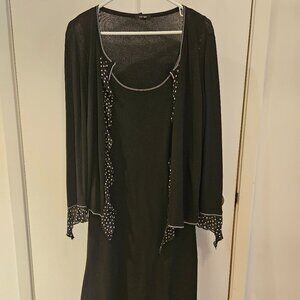 Vintage ESCADA 2-piece set - dress and cardigan - Size 40 - Mint!!